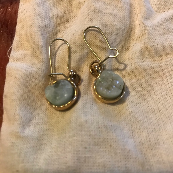 Gorjana Jewelry - 🏆HP Gorjana geode gold  plated Druzy earrings